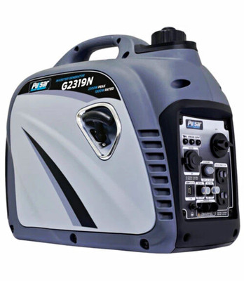 Pulsar G2319N Inverter Generator 1800W 2.3kW Gas 120V Portable Gray