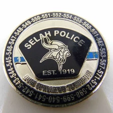 SELAH POLICE DUM SPIRAMUS TUEBIMUR CHALLENGE COIN