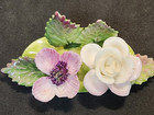 Crown Staffordshire Fine Bone China 8 Flower Place Card Holders England — photo 9