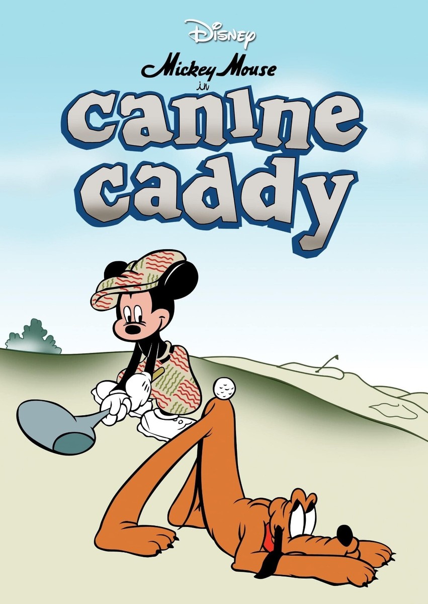 1941 Canine Caddy Movie Poster 11X17 Walt Disney Mickey