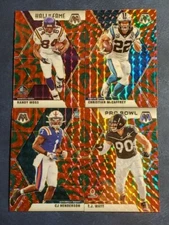 2020 Mosaic Football GREEN REACTIVE PRIZMS with Rookies and Legends You Pick