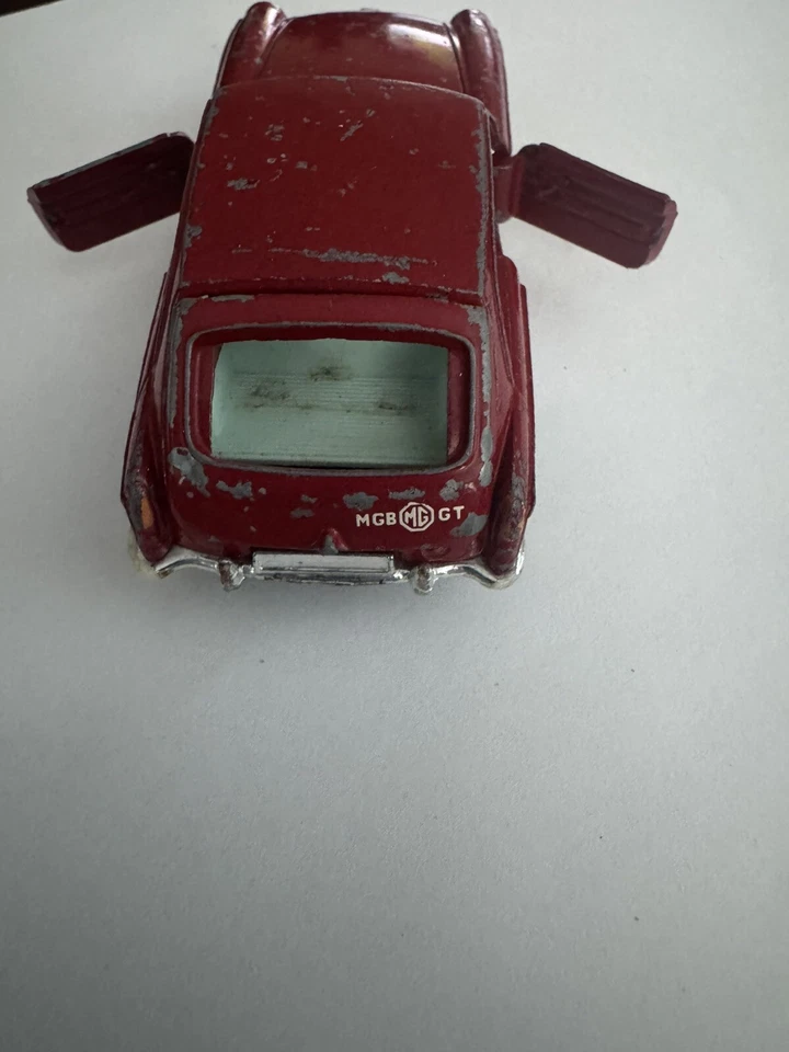 Coche Corgi MGB GT vintage años 60 antiguo juguete fundido a presión 1:43 buen estado Foto 3 de 4