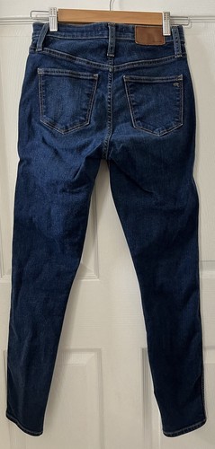 Madewell - Pantalones de mezclilla azules ajustados de tiro alto de 10" - Mujer talla 26 entrepierna 27,5 elásticos - Imagen 2 de 17