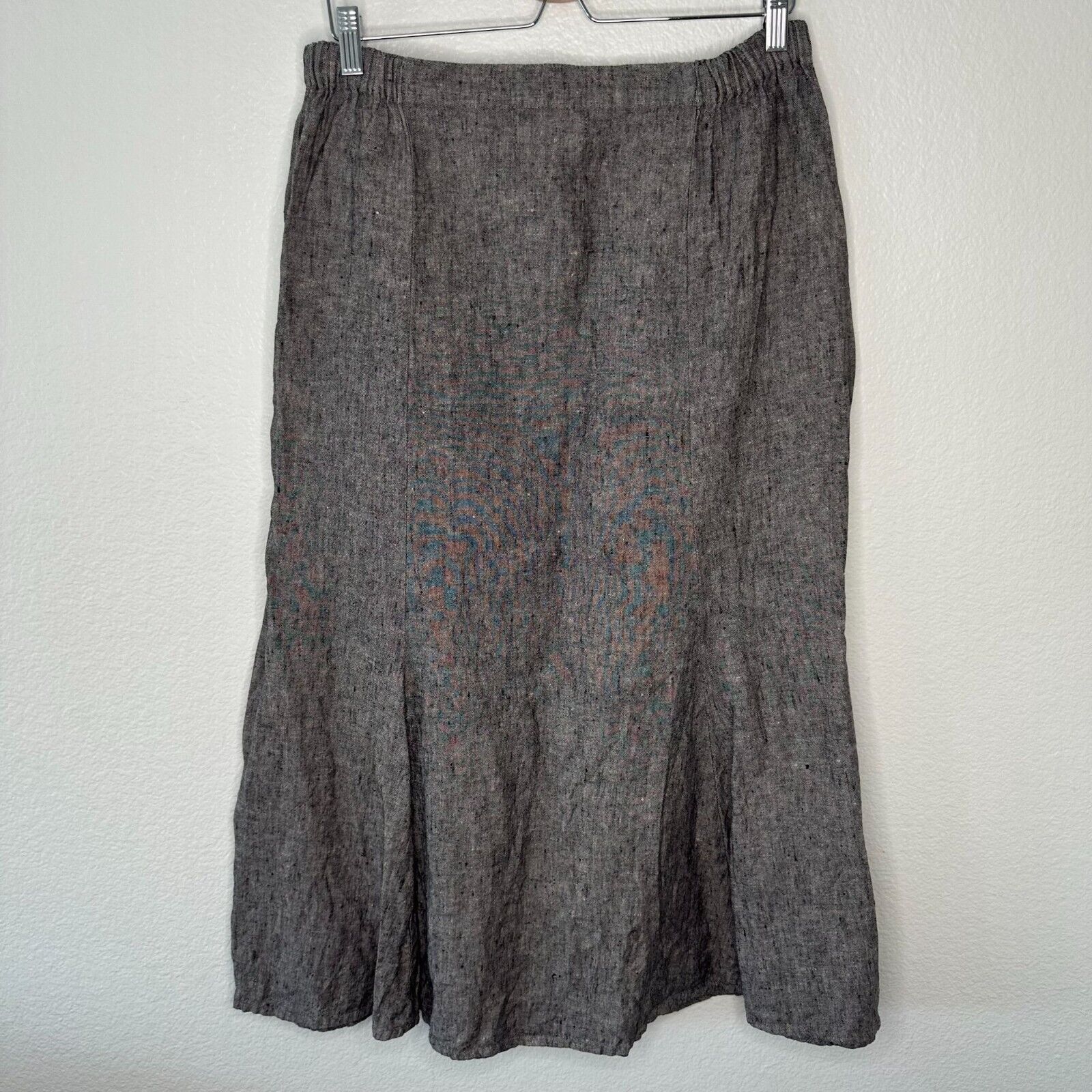 Flax Women's Skirt 100% Linen Long Line Midi Leng… - image 4