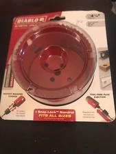 Diablo DHS4250 Bi-Metal Mandrel Shank Hole Saw 4‑1/4 Dia. in.