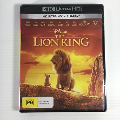 The Lion King Live Action 4K Ultra HD Blu-ray 2 Disc Region A B C SEALED TRACKED