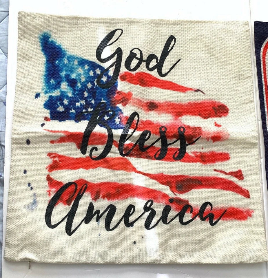 Lote de 2 fundas de almohada patrióticas Foto 2 de 4