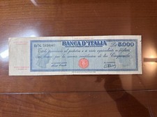 REPUBBLICA LIRE 5000 TITOLO PROVVISORIO MEDUSA 28 1 1948 NC qBB