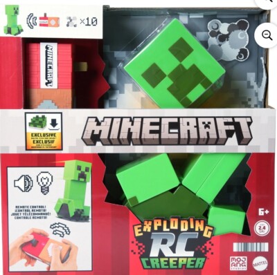 Minecraft Exploding RC Creeper Car Lights and Sounds - BRAND NEW IN HAND!