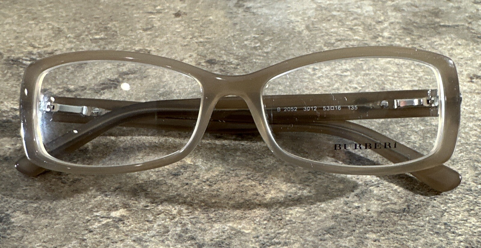 Burberry 2052 3012 SEPIA Eyeglasses Frame Italy Flex Hinge 53-16-135-30 NWOT G24 thumbnail 2