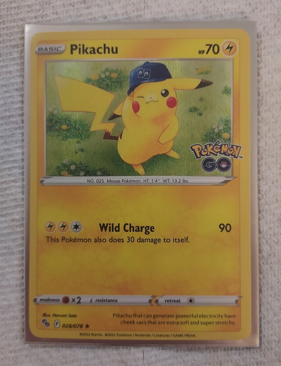 Pikachu 2022 (028/078) Pokemon Go | Holo Rare | eBay