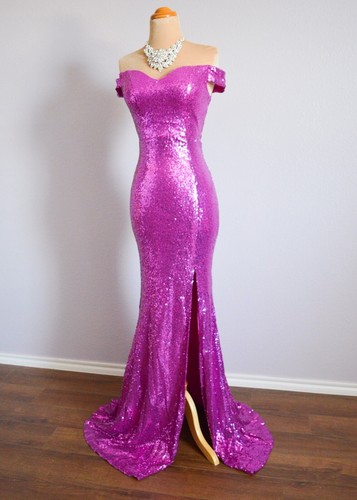 Sequin Party Prom Evening Dress