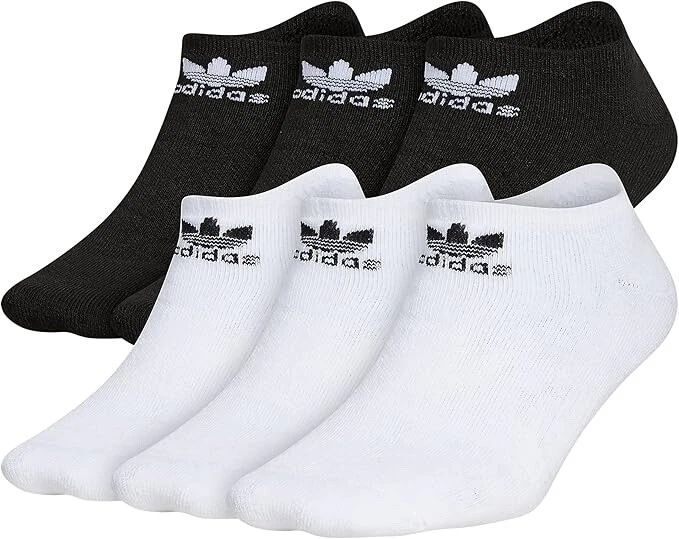 adidas Originals Kids-Boy's/Girl's Cushioned No Show Socks (6-Pair) SIze L - Image 2 of 4