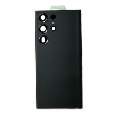 Battery Back Glass Cover + Camera Lens For Samsung Galaxy S23 Ultra