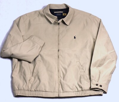 Polo Ralph Lauren Sueded Microfiber Windbreaker Big Tall Jacket