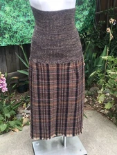 Very Stylish Women’s Wool Skirt Boho High Waist Style Sz M