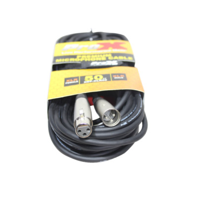 Pro X 50 Ft. Balanced XLR3-F to XLR3-M Premium Audio-Microphone Cable