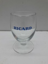 RICARD 1 verre type momie ballon sans trait 11cl assez rare écriture épaisse