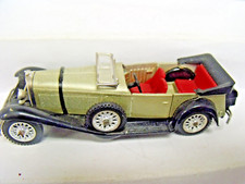 SOLIDO (FRANCE), 1/43, #152, 1928 MERCEDES SS, SILVER & BLK,VERY GOOD COND,NOBOX