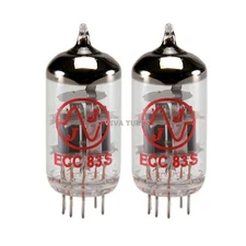 New In Box Gain Matched Pair JJ Electronics Tesla 12AX7 ECC83-S Vacuum Tubes