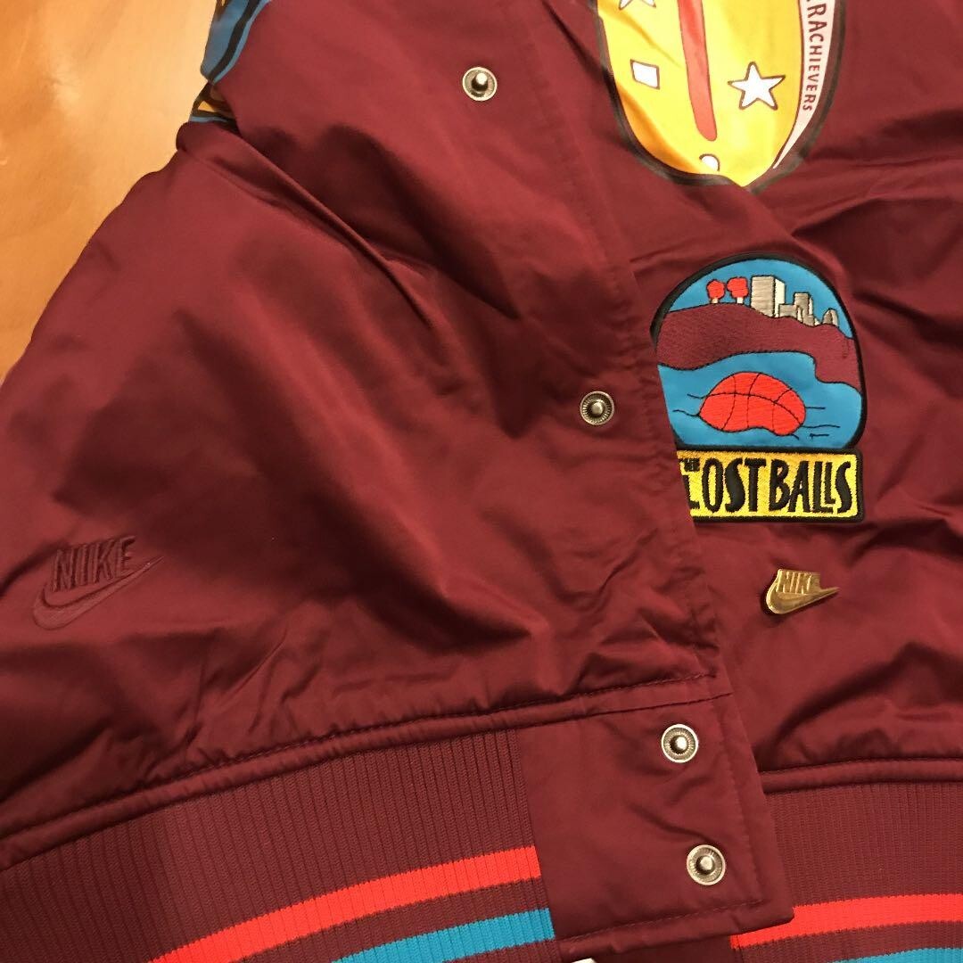 NIKE Parra Patta Men's Jacket Sukajan Stadium Purple Limited