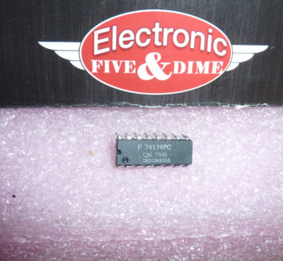 74174APC  FAIRCHILD D Flip-Flop, 6-Func, Positive Edge Triggered, TTL, PDIP16 IC