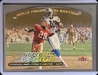 Patrick Jeffers - 2000 Fleer Ultra Football - Die Cut - Gold Medallion #135G