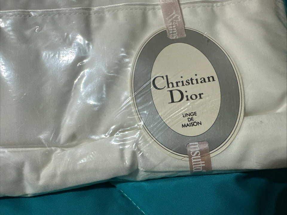 Christian Dior Sheets Supercale Plus 200 Count Queen Flat Sheet White Cotton NWT - Image 3 of 4