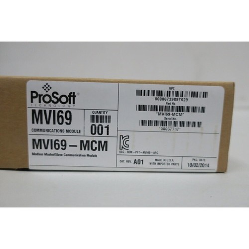 US Free TAX New ProSoft MVI69-MCM MVI69 Modbus Master/Slave Communication Module - Picture 1 of 3