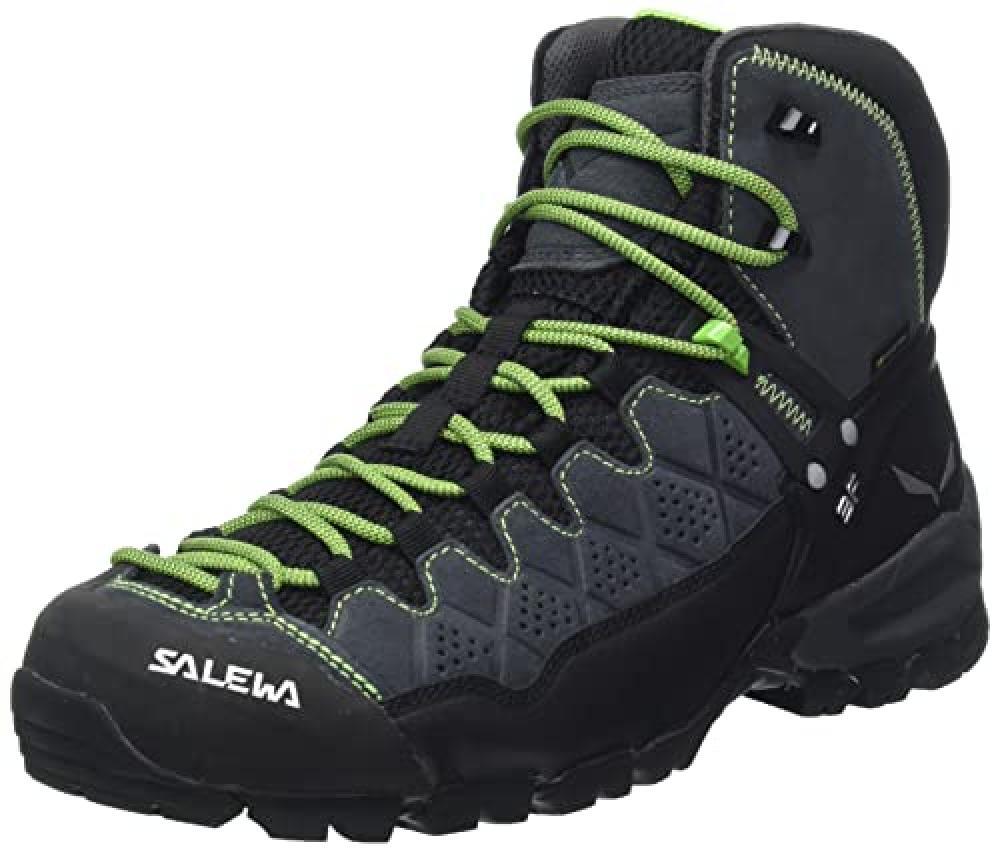 (TG. 40.5 EU) SALEWA Ms Alp Trainer Mid Gtx, Scarpe da camminata Uomo, Onyx/Pale