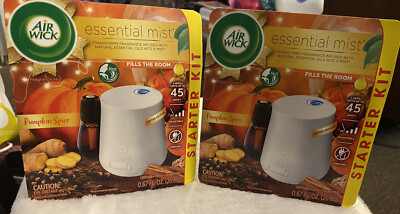 Air Wick Essential Mist Pumpkin Spice Fragrance Starter Kit Limited Edition (2)