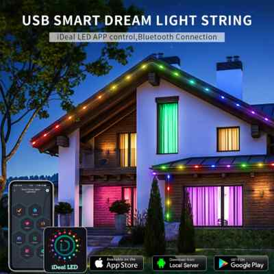  ON SALE AT 55%OFF - Permanent Outdoor Lights with USB and Bluetooth LED