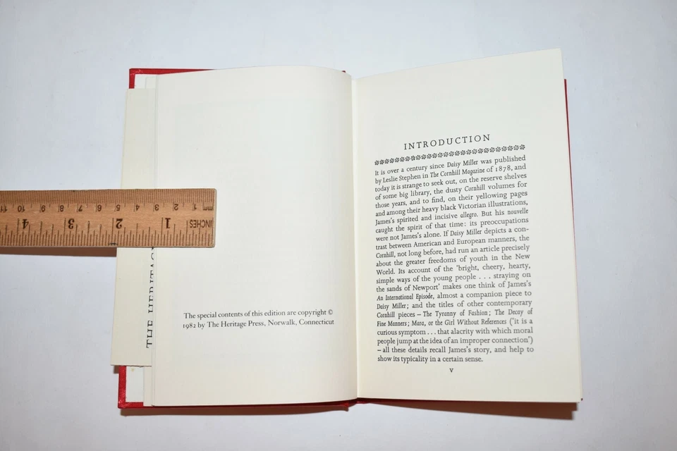 DAISY MILLER by HENRY JAMES * 1982 HARDCOVER, LUXURY EDITION by HERITAGE PRESS Foto 2 de 4