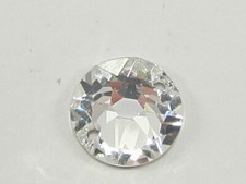 6pcs. 10mm CRYSTAL SEW ON 2 HOLE FLATBACK PRECIOSA Rhinestones