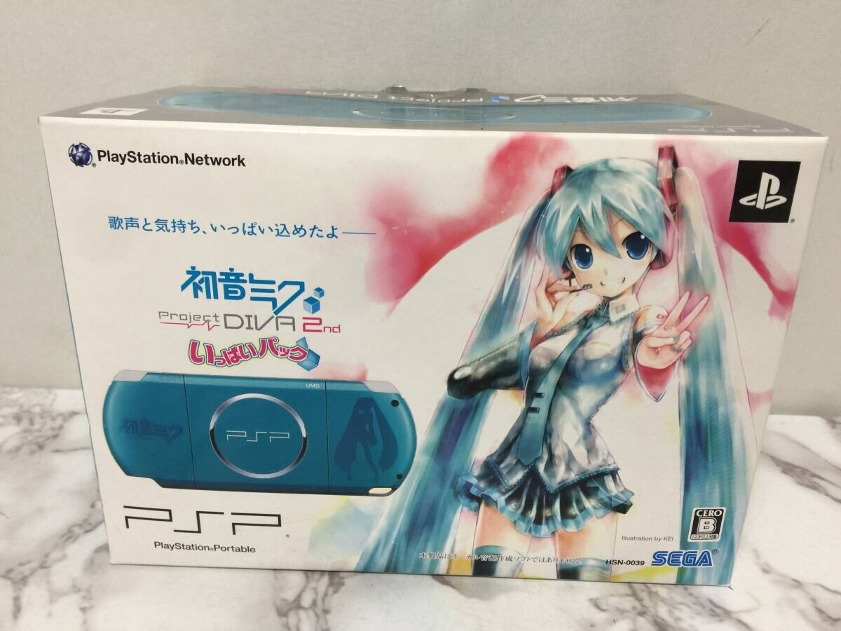 PSP Hatune Miku Project DIVA 2nd Ippai PACK Handheld console PSP Hatune Miku Project DIVA 2nd Ippai PACK Handheld console