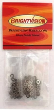 100 Stainless Steel Washers to fit 1-72 Screw-In Rivets For Customs Restorations