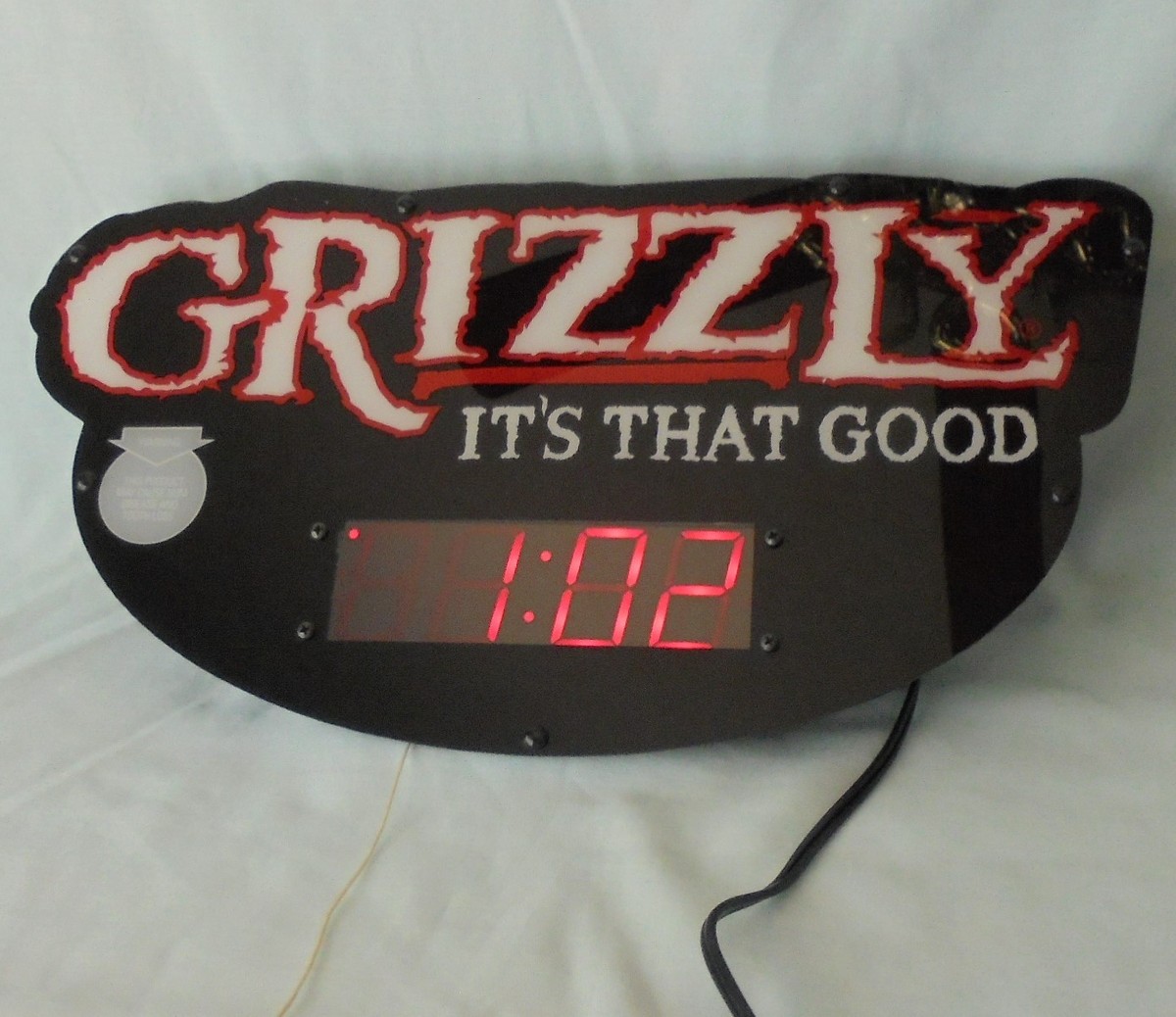 grizzly tobacco promo code Grizzly It's That Good Smokeless Snuff Chewing Tobacco Electric Wall Clock  Sign