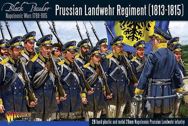 Prussian Landwehr Regiment - 28mm Scale Plastic Miniatures for Black Powder by W