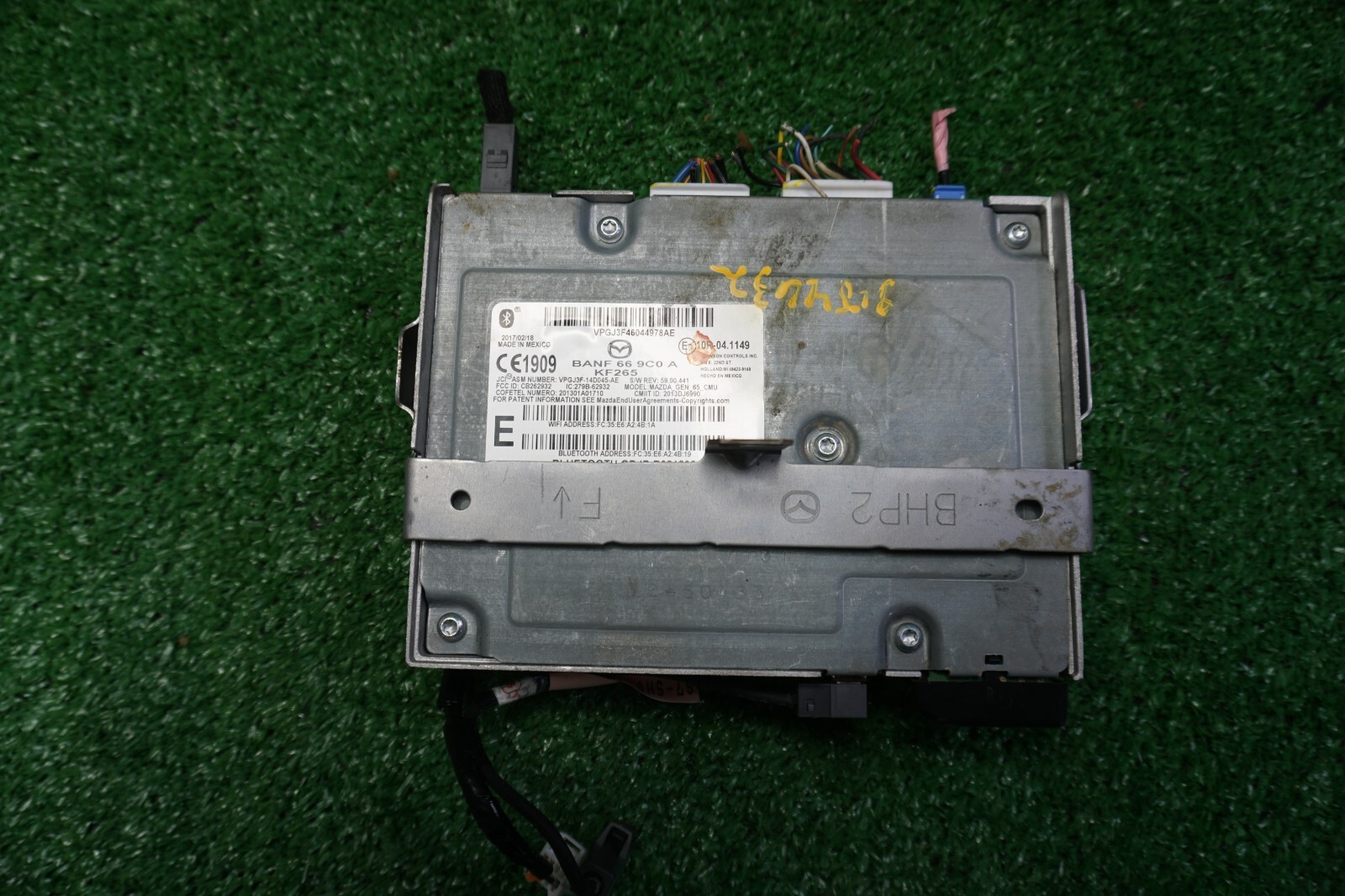 Mazda Bluetooth Receiver Module Unit Baar 66 9ce - B021208 