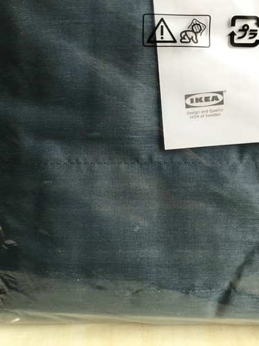 Ikea Hilja Light Filtering/Dimming Blue Curtains Pair 145x250cm Drop NEW - Picture 10 of 10