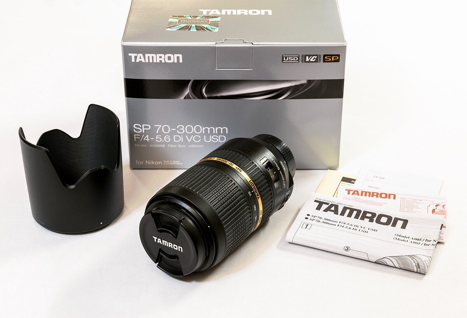 TAMRON SP 70-300mm F/4-5.6 Di VC USD ニコン-