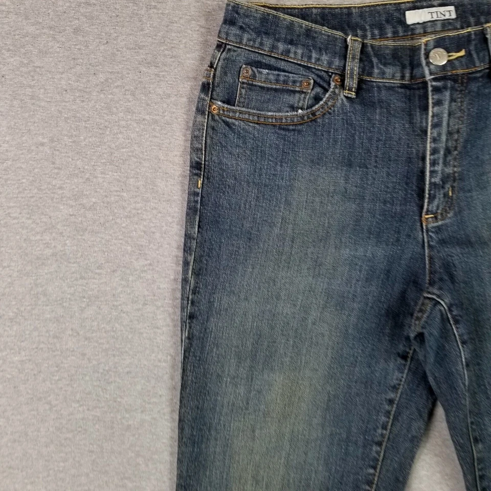 Jeans Vintage TINT Talla 8 Clásicos Sexy Corte Bota Años 90 Retro Calidad Denim Bonitos Foto 3 de 4