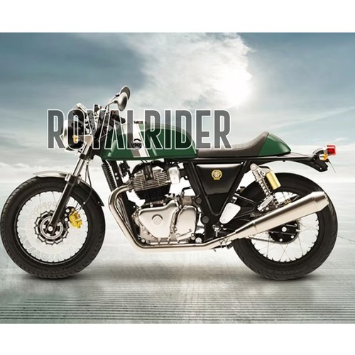 Fits Royal Enfield CONTINENTAL GT 650 BRITISH GREEN FAIRING - Picture 14 of 14