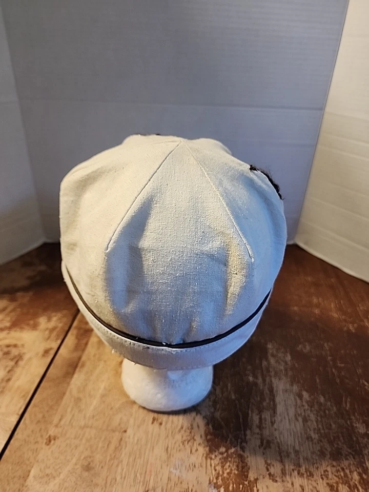 Sombrero True Religion Cadete Ejército Talla Mediana Ajustado Blanco Raro Envejecido Foto 3 de 4