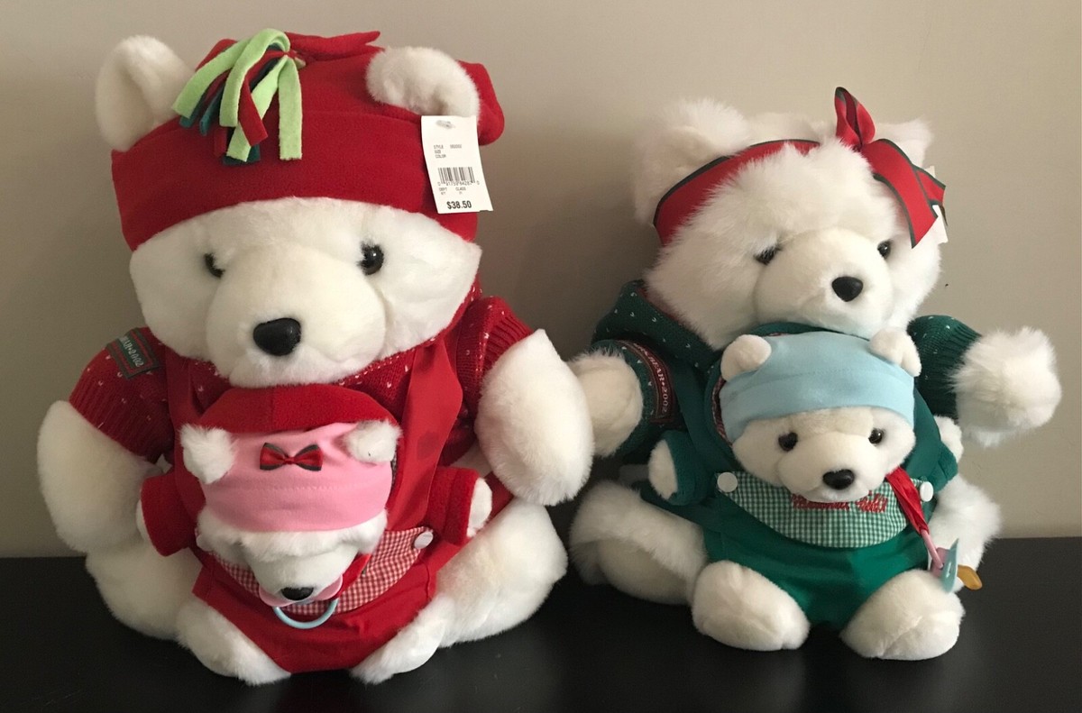 2002 DAYTON HUDSON SANTA BEAR and MRS.SANTA BEAR HOLIDAY
