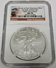 2014 S American Silver Eagle NGC MS 70 First Releases
