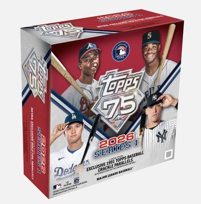   2026 Topps Series 1 Baseball Mega Box Factory Sealed MLB Sports Trading Cards