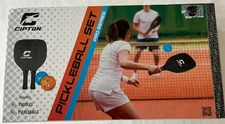 Cipton Pro Series Pickleball Starter Set - 2 Paddles, 2 Balls Brand New