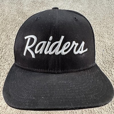 Las Vegas Raiders Hat Cap Snap Back NFL Football Script 9FIFTY New Era Mens