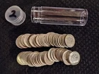 1 Roll Of 50 Silver Roosevelt Dimes 90% Silver Mixed Years In Tube FREE SHIPPING
